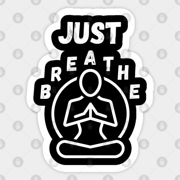 Just Breathe - meditation Sticker by RIVEofficial